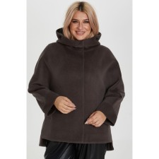 Women's jacket, size 62, brown color