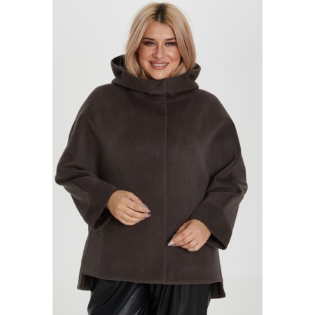 Women's jacket, size 62, brown color