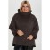 Women's jacket, size 62, brown color