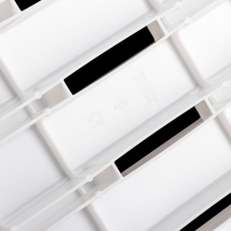 Shelf for a bath, 69 × 30 × 6 cm, white color-2