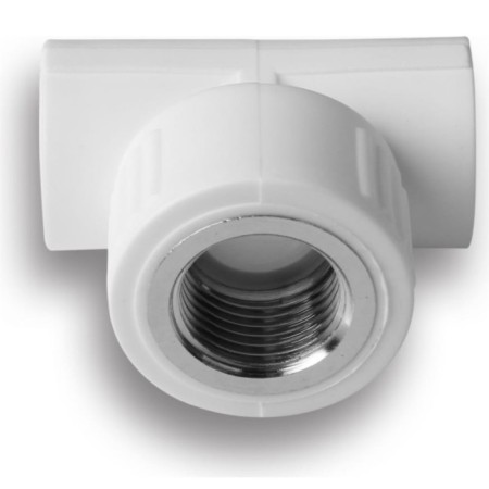 Combined Aqualink, polypropylene tee, d = 20 mm x 3/4 ", internal thread-1