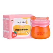 Moisturizing lip balm with strawberries