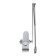 D150SL tundra door closer, up to 150 kg, silver color