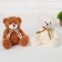 Soft toy "Bear with a bow", 20 cm, color mix