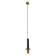 ARTE LAMP ASCELLA A2034SP-1BK, LED, 10 W, 12x12x46 cm, 400 lm, copper, copper