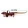 Animal radio -controlled "lizard", light effects, works from batteries