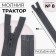 Lightning "Tractor", No. 8, detachable, automatic lock, 80 cm, dark gray color