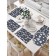 A set of napkins for setting the “Snowman in a hat”, rectangular, size 32x46 cm, 4 pcs