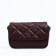 Richet bag on a magnet, outer pocket, long belt, burgundy color