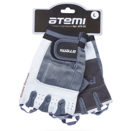 Перчатки для фитнеса Atemi AFG02XL, черно-белые, размер XL-4