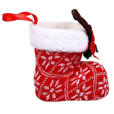 Candy "Boot in the Snowflake", with horns and bell-1