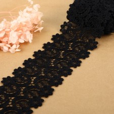 Lace Hipure, 65 ± 5 mm × 6.8 ± 0.5 m, black color