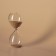 Sanding clock "Vitani", souvenir, 5 x 12.5 cm, gold sand