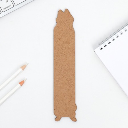 Wooden line 15 cm, curly "cat"-1