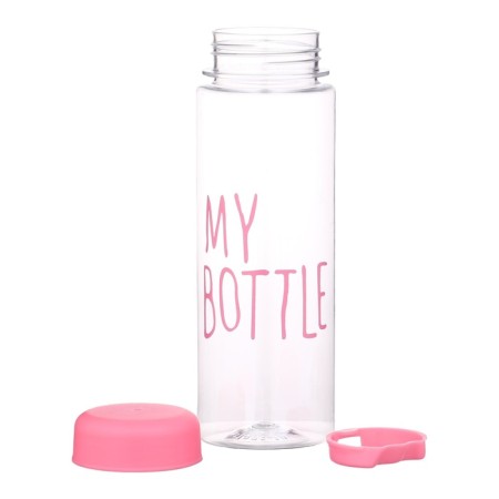 Water bottle, 500 ml, My Bottle, 19.5 x 6 cm, Case included, Pink-3