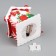 Fir -tree toy "Ginger House" 6 × 6.8 × 6 cm, from batteries, glow warm white