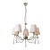 Charya FREYA FR2019PL-05BS MADELINE, 700x700x1640 mm, E14, 5x40W, brass color