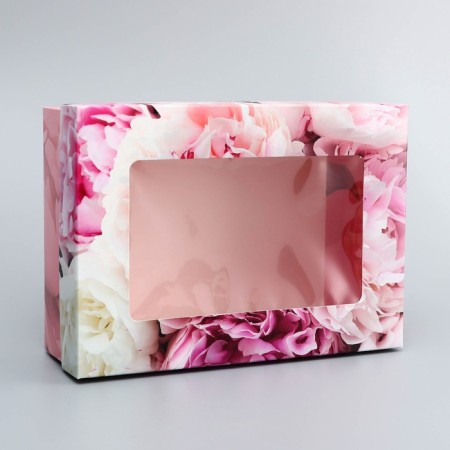 The box is folding, the lid is “the most tender”, 21 x 15 x 7 cm with the window-3