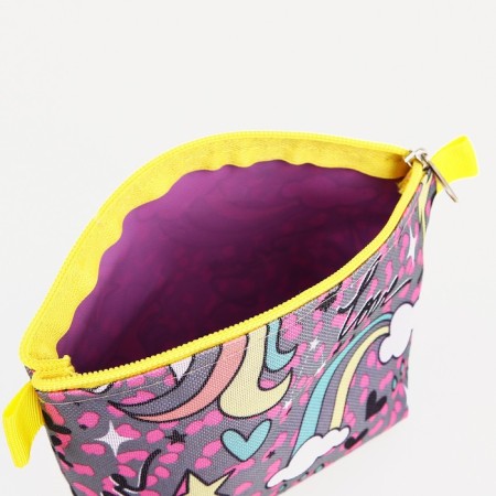 Lightning cosmetic bag, pink color-2
