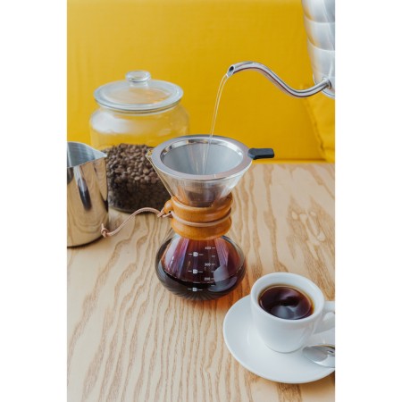 Kemax for Columbus Coffee, 400 ml, 13 × 11 × 17 cm, glass, transparent-6