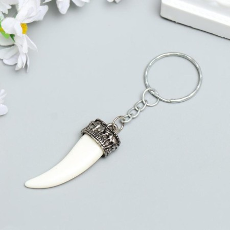Breek Metal "Fang" White 4.3x1.5 cm-1