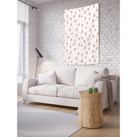 Decorative panel with photo printing "many gifts", vertical, size 150x200 cm