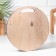 Board cutting and serving round kitchen "Gzhel painting", 25.5 cm