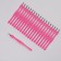 Trimmer for cuticle, 11 cm, set 20 pcs, pink color