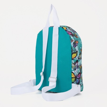 Baby backpack on lightning, turquoise color-3