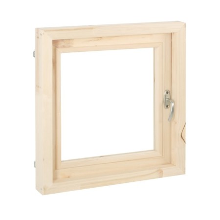 Window, 50 × 50cm, double glass of linden, external opening-2