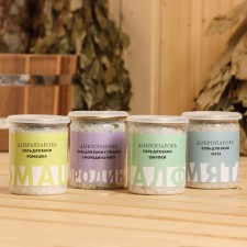 Set of salt for the bath 