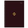 Note book A6, 120 sheets in a cage on the rowing "Monocolor/Classic", a solid cover, matte lamination, foil embossing, mix