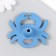 Handle door cast iron "Krabik" Blue with a patina 5.8x7 cm