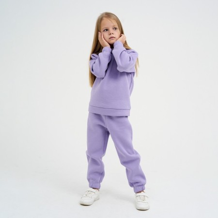 Children's costume with the basis (jumper, trousers) KAFTAN "BASIC Line" R.32 (110-116), lilac