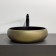Halle shell Comforty 78651, round, black/bronze matte