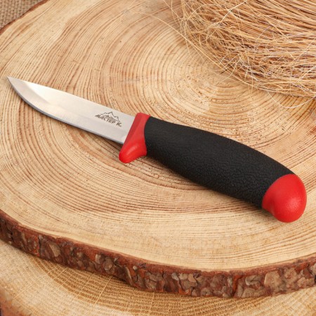 Tourist knife "Ural" 21cm, blade 98mm/1.8mm, red-1