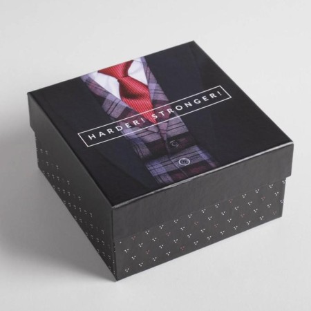 Set of boxes 5 in 1, gift packaging, "gentleman", 14 x 14 x 8 - 22 x 22 x 12 cm-8