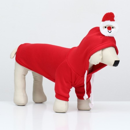 Animal suit "Santa Claus", size XS, red-1