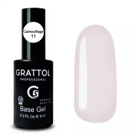 Camouflage base Grattol No. 11, 9 ml