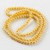 Glass beads, set 140 pcs., Size 1 pc. - 6 mm, yellow color