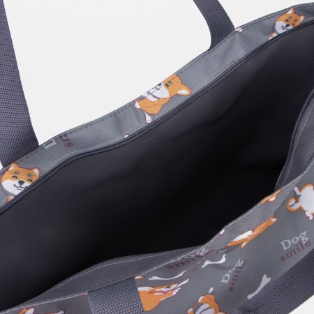 Bag beach with lightning, gray color-2