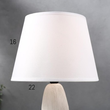 Table lamp 16446/1wt E14 40W white-black 22x22x34 cm Risalux-5