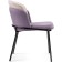 SILIM SIOLIM Metal/velor, black/purple 54x60x76 cm