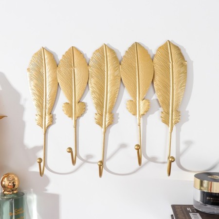 Decorative hooks "Fogger" gold 19.5x29 cm-2