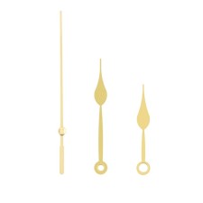 A set of 3 arrows for 55/70/77 mm watches, packing 10 pcs, gold