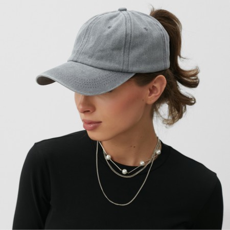 Women's cap minku, gray color, rr 58