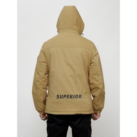 Sports male jacket, size 52, beige color-5
