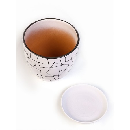Pot floral illusion white 2.5 l-3