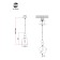 STL LUCE Sus. SL2000.223.01. GEA. 1x40 W, E14, 16.5x16.5x32.5 cm, golden color