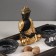 Zen Garden "Buddha in Golden Tog" sand 22x13x10.2 cm